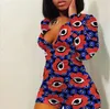 Women's Jumpsuits Rompers Sexy Women V-neck Bodycon Sleepwear Jumpsuit Bodysuit Shorts Romper Bodysuit Leotard Button Bodysuit Print Long Sleeve Lips 230310