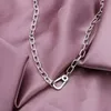 Colliers de perles 100% 925 Sterling Silver Type Original Perle de culture d'eau douce Me Chain Link Collier DIY 230310