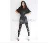 Women s Leggings Spring Summer Legging Sexy See Through Stripe Cross Tie Up Nine Point Bodycon Women Black Slim Bandages 230309