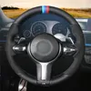 Steering Wheel Covers DIY Anti-Slip Wear-Resistant Cover For F30 F31 F34 F20 F21 M135i M140i F45 F46 F22 Car Interior Decoration