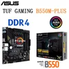 Asus TUF GAMING B550M-PLUS B550 Motherboard Desktop SATA III USB3.2 Gen2 PCI-E 4.0 DDR4 128GB 4400(OC)CrossFireX Placa-me New