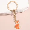 Anelli chiave Specistica portachiavi di animali da animale Panda Fox Rabbit Koala Key Ring Origami smalto catene chiave Gift Friendships for Women Men Handmad