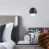 Wall Lamp LED With Button Switch Light Three-color Iron Post-modern Bedside