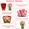 Presentkort 3D Pop Up Mothers Day Cards Gifts Floral Bouquet gratulationskort blommor för mamma fru födelsedag sympati bli väl 115 tum liv z0310