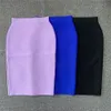 Skirts High Quality Women Rayon Bandgae Skirt Elegant Pencil Skirt Celebrity Sexy Club Party Wear Vintage Vestios 230310