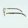 Lunettes de soleil de créateurs de mode pour femmes Vintage Square Hommes Lunettes de soleil sans monture Couleur Loisirs Festival Décoration Marque Conduite Pêche GlassKajia