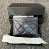 10a qualité agneau cc porte-cartes sacs de créateurs de luxe femmes hommes mini porte-monnaie porte-clés pochette en cuir portefeuilles porte-passeport pochettes porte-cartes de mode