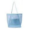 Casual designer bags Large Capacity Large and Small Hole Shape Beach Bag Women's One Shoulder Handbag 230310