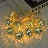 Party Decoration Christmas Round Ball LED String Lights Xmas Tree Hanging Ornaments Garland Wedding Home Year Holiday