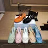 Chaussures simples femmes sandales printemps été triangulaire femmes talon épais dos voyage ceinture Baotou à talons hauts Y220221184Y