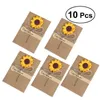 Presentkort 10st papper gratulationskort med torkad blomma tack kort jul presentkort vintage kraftpapper gratulationskort gratulering z0310