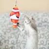 Cat Toys Interactive för inomhuskatter teaser trollstav leksakskatter sträng catcher och rolig