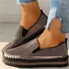 Elbise Ayakkabı Bahar Daireler Kadın Ayakkabı Loafer'lar üzerinde Kayma Moda Taklidi Kadın Platformu Sneakers Ayakkabı Kadın Eğlence Kalın Topuk Ayakkabı J230309