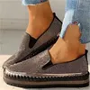 Klänning Skor Spring Flats Dam Skor Slip on Loafers Mode Rhinestone Kvinna Plattform Sneakers Skor Dam Fritid Tjock klack Skor J230309