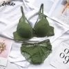 Bras Sets Other Panties Lingerie Bra Underwear for Women Sexy Section Breathable Female Large Plus Size Lace Push Up Bralette Bra and Panty Set 230310