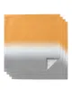 Table Napkin Orange White Gray Gradient 4/6/8pcs Cloth Decor Dinner Towel For Kitchen Plates Mat Wedding Party Decoration