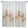 Curtain Sea Beach Starfish Curtains For Living Room Bedroom Kitchen The Kids Window Treatments Drapes