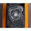 Herenhorloges Richrd Mileres Luxe automatisch mechanisch Rm010 Zwitsers uurwerk Saffierspiegel rubberen band Sportmerk TGM7 XZVNC
