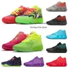 2023 lamelo buty męskie lamelo piłka MB 01 buty do koszykówki Melo czerwony zielony fioletowy czarny niebieski hodowany szara królowa miasto buzz galaxy co sneakerslamelo buty