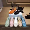 Chaussures simples femmes sandales printemps été triangulaire femmes talon épais dos voyage ceinture Baotou à talons hauts Y220221184Y