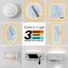 Lampes murales Lampe à LED moderne avec interrupteur USB pour appareil de charge de téléphone portable Applique murale Étagère El Chambre Chevet Lecture Éclairage