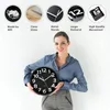 ساعات الحائط عالية الملمس 13 بوصة على مدار الساعة 3D رقمي Super Silent Clock تصميم غرفة المعيشة الحديثة الديكور على مدار الساعة Watch Home Decor 230310