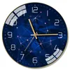 Relógios de parede silenciosamente mesa decorativa de parede relógio de design moderno salão de luxo relógio de parede de parede decoração de cozinha horloge mural relógio 230310