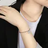 Braccialetti con ciondoli COCOM Catena a cuore d'amore per donna Lunghezza regolabile Zircone cubico Conchiglia Perla Gioielli femminili Regalo Amici