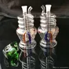 Smoking Pipes Color Spiral Four Claw Pot, Wholesale Glass Hookah, Glass