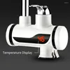 Kitchen Faucets 3000W Electric Instant Heating Faucet Water Heater Tap Cold Tankless With LED Digital Temperature Display