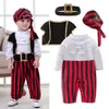 Theme Costume Umorden Pirate Captain Costume for Baby Boy Toddler Halloween Christmas Birthday Party Cosplay Fancy Dress 230310