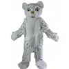 Costume de mascotte léopard des neiges personnalisé de haute qualité Simulation tenue de personnage de dessin animé costume adultes tenue carnaval de noël déguisement pour hommes femmes