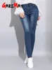 Jeans da donna Garemay Blue Jeans da donna Stretch Classics Pantaloni in denim Donna Mom Jeans skinny da donna a vita alta Casual per donna 230310