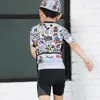 Kurtki wyścigowe Santic 2023 Topy na rowerze dla dzieci wiosna/letnie ubrania dla chłopców i dziewcząt