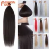 Synthetic Wigs Fashion Idol Kinky Straight Hair Synthetic 36 Inch Yaki Bundles Blonde Weave 230227