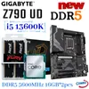 ギガバイトZ790 UD LGA 1700マザーボードインテルコアi5 13600K CPU DDR5 5600MHz 16GB*2PCSメモリキットPCI-E 5.0 M.2メインボードNEW