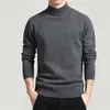 Men's Hoodies & Sweatshirts Size Men Undershirt 4XL And To Fashion M Spring Neck Solid Pullovers Wear Sweater Thin Mock Autumn An