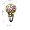 Красочная светодиодная лампочка Edison E27 220V винтажное фейерверки
