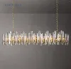 Chandeliers Bonnington Linear Lighting Modern Vintage LED Crystal Ceiling Pendant Lamp Lustre Dining Room Lights