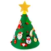 Kerstdecoraties -3d doe -het -zelf viltboom voor huizendecoratie Xmas Gifts Year