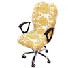 Chair Covers Elastic Spandex Office Cover Seat For Computer Chairs Stretch Rotating Covering Desk Slipcover1