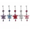 Ombelico Bell Button Rings D0370 Crown Belly Ring Mix Colori Drop Delivery Jewelry Body Dhgarden Dhbms