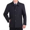 Herrjackor Spring Autumn Casual Mens Overcoat Tjock vindbrytare Lång svart trenchrock Manlig ytterkläder pojkar dike 5xl y835 230311