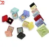 Jewelry Boxes 122436pcs Ring Storage Box Earring Storage Gift Box High Quality Paper Jewelry Packaging Container Small Jewelry Box Display 230310