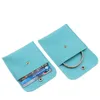 Favor Holders Veet Jewelry Gift Packaging Bag Small Envelope Shape Pouch With Snap Fastener Dust Proof Storage Bags Green Color Drop Dhaij