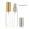 Perfume Bottle 20pcslot 5ML 10ML 15ML 20ML Clear Thin Glass Perfume Bottle Spray Atomizer Empty Sample Vials Refillable Mini Sprayer Flacon 230310