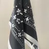 High-end Brand Silk Square Scarf Fashion Animal Seasons Girl Shawl Exquisite Symmetrical letter Design Lovers Gift New Style Counter Headband Accessories 53x53