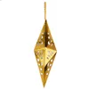 Christmas Decorations Fashion Xmas Decor Pentagram Lampshade Star Paper Lantern Hanging Wedding Accessories Gold