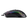 N M808 Storm Lightweight RGB Gaming Mouse 85G Ultralight Honeycomb Shell 12400 DPI Precise Registration Super-Lite Cable