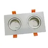 Argento spazzolato a doppia estremità Porta accessori per l'illuminazione MR16/GU10 Porta luce Porta luce spot Porta luce Anello viso Porta lampade da incasso Disegno usastar